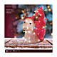 Caracol de Natal LEDs branco frio 35x35 cm s3