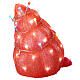 Crabe de Noël en acrylique LED blanc froid 30x24 cm s5