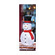 Boneco de neve de LED branco frio acrílico 107x58 cm s3