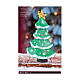 Albero di Natale LED bianco freddo acrilico 55x35 cm s3