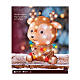 Renna acrilico LED bianco freddo 40x32 cm s4