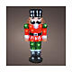 Acrylic nutcracker with cold white LED lights, 24x12 in s1