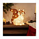 Acrylic fox, white cold LEDs, 15x8 in s2