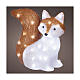 Volpe acrilico LED bianco freddo 35x20 cm s1