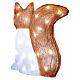 Volpe acrilico LED bianco freddo 35x20 cm s5