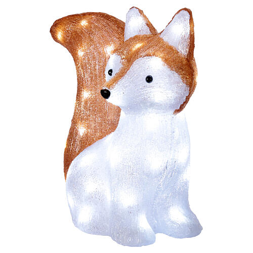 Raposa acrílico LED branco frio 37x20 cm 3