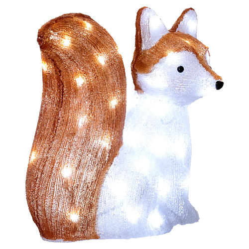 Raposa acrílico LED branco frio 37x20 cm 4