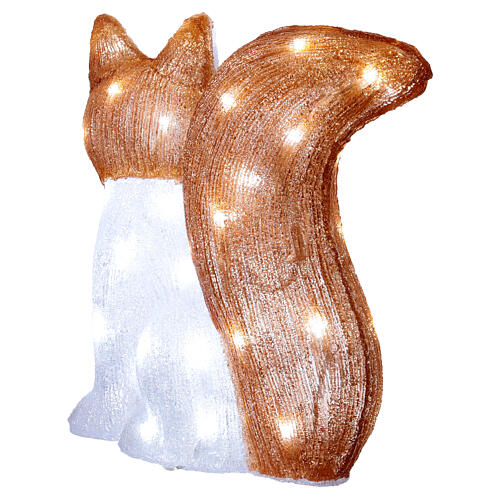 Raposa acrílico LED branco frio 37x20 cm 5