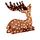 Seated LED Acrylic Reindeer Cold White Light 55x18 cm s4