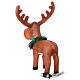 LED Reindeer with Garland in Acrylic Cold White Light, 60x45 cm s8