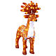 Christmas LED acrylic reindeer, cold white light, 28x20 in s3