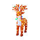 LED Christmas Reindeer with Lights Acrylic Cold White Light, 70x50 cm s5