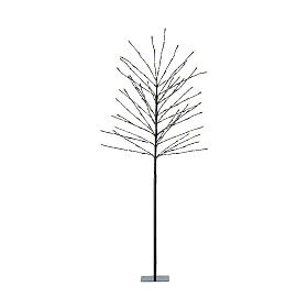 Alberello luminoso LED bianco caldo int/est 180x70 cm