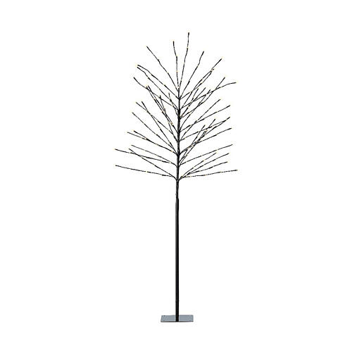Alberello luminoso LED bianco caldo int/est 180x70 cm 2
