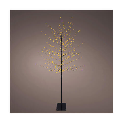 Golden LED luminous tree for indoor/outdoor use, 70x28 in 1