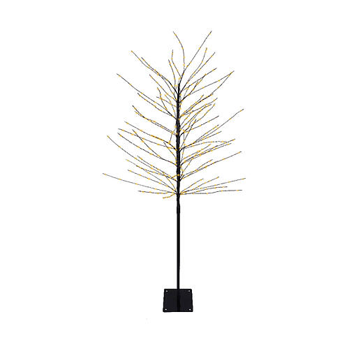 Alberello luminoso LED dorato int/est 180x70 cm 2