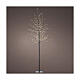 Albero luminoso micro LED bianco caldo int/est 180x70 cm s1