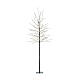 Albero luminoso micro LED bianco caldo int/est 180x70 cm s2