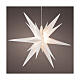 Estrella luminosa PARA EXTERIOR LED pvc luz blanca cálida fija 30 cm s1