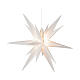 LED star fixed warm white lights in PVC 40 cm s2