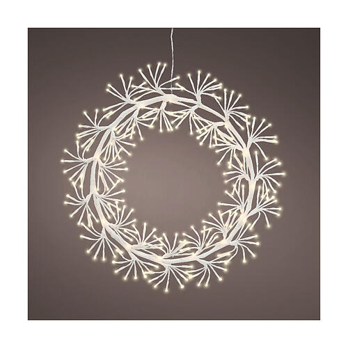 Guirnalda luminosa LED luz blanca cálida fija 50 cm 1