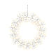 LED wreath fixed warm white light 50 cm s2