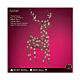Wicker reindeer with warm white steady LED lights, 60x35 in s3