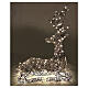 Renna seduta vimini LED bianco caldo fisso 100x82 cm s7
