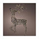 Wicker LED reindeer, warm white fixed light,  80x50 in s1