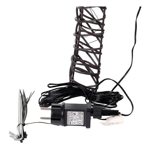 Wicker Deer Fixed LED Warm White Lights, 160x86 cm 7