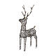 Wicker Deer Fixed LED Warm White Lights, 160x86 cm s5
