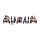 10cm Colorful LED Snowy Christmas Village s2