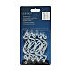 White plastic hooks, 3 in, indoor/outdoor s1