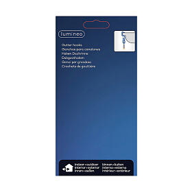 White Plastic Hooks Int/Ext 7 cm