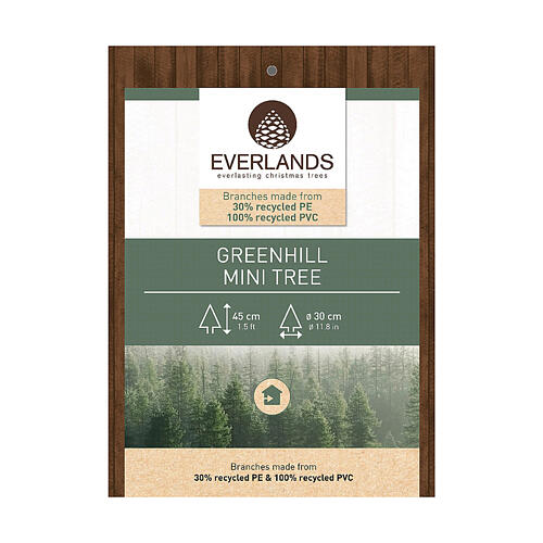 Mini Greenhill indoor Christmas tree, 18 in 4