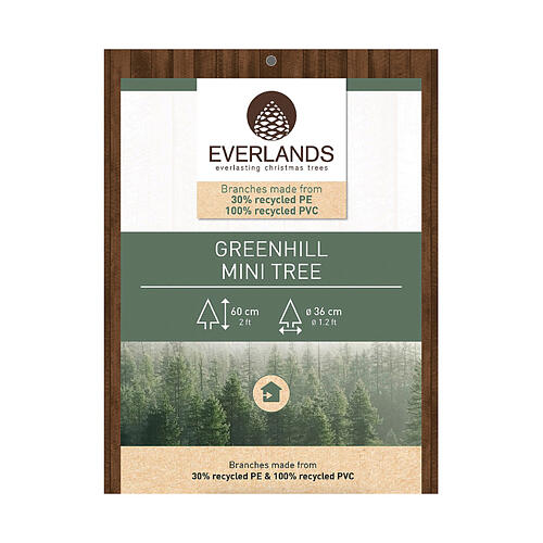 Mini Choinka Greenhill 60 cm do użytku wewnętrznego 4