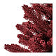 Mini albero bordeaux da interni 60 cm s3
