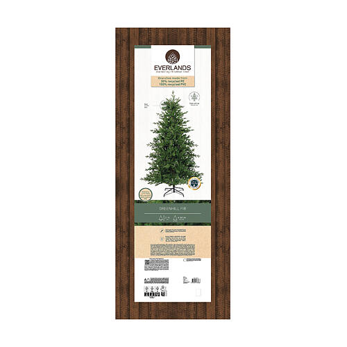 Greenhill Christmas tree, recycled materials, 83 in 7