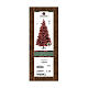 Albero di Natale abete borgogna 240 cm s7