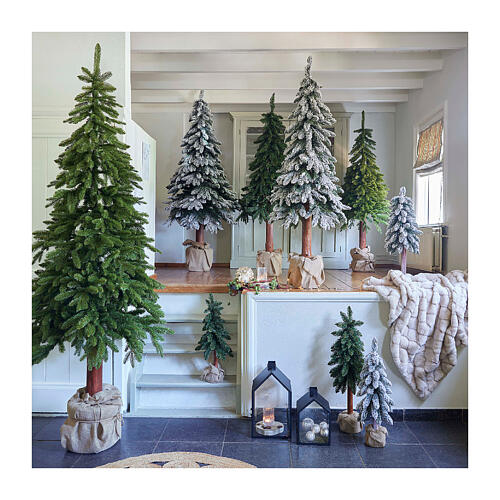 Albero di Natale pino innevato FSC 100% 200 cm 6