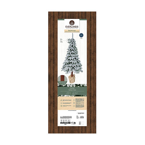 Albero di Natale pino innevato FSC 100% 200 cm 7