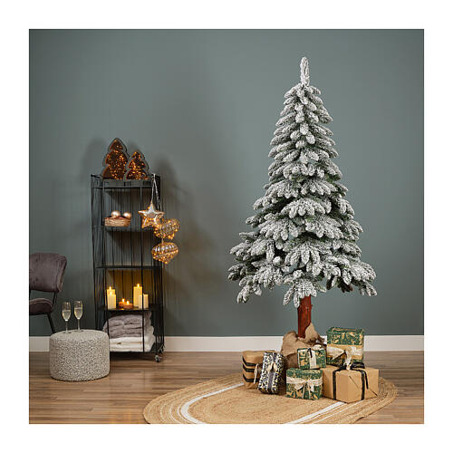Albero di Natale pino innevato FSC 100% 240 cm 2