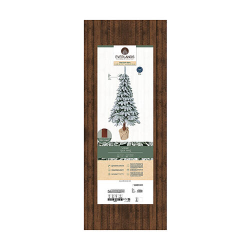 Albero di Natale pino innevato FSC 100% 240 cm 6