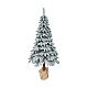Albero di Natale pino innevato FSC 100% 240 cm s1