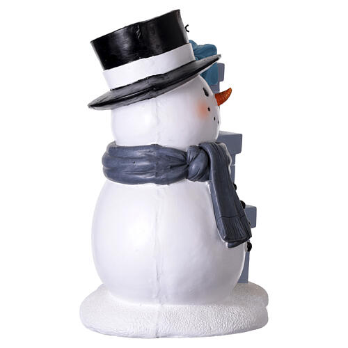 Base sapin de Noël bonhomme de neige avec cadeaux 75 cm 6