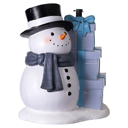 Base para árvore de Natal boneco de neve com presentes 75 cm 5