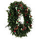 Advent Wreath with Holly and Pine Cones, 40 cm diameter s3
