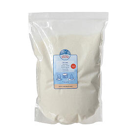 Kunstschnee aus Maisflocken im Beutel