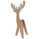Renna ad incastro in legno chiaro 90 cm s1