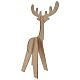 Renna ad incastro in legno chiaro 90 cm s3
